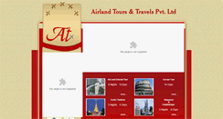 Desktop Screenshot of airlandtours.in